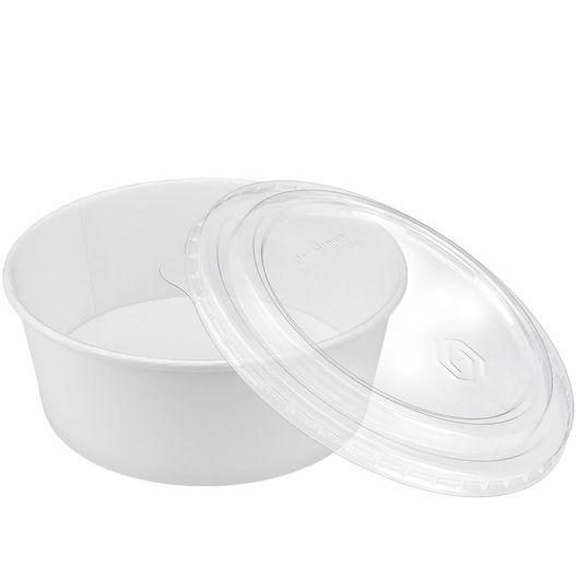 Крышка для салатника белого D-185мм 1300мл 50шт