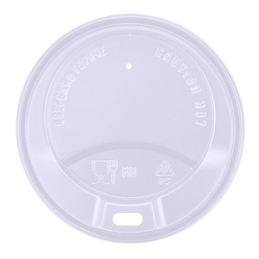 Крышка для бумажных стаканов F-70 белая 50шт, Материал: Пластик, Диаметр крышки, мм: 70, Цвет крышки: Белый, Инд. упаковка: Нет