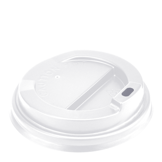 Кришка для паперових стаканів ST-90 біла 50шт, изображение 2