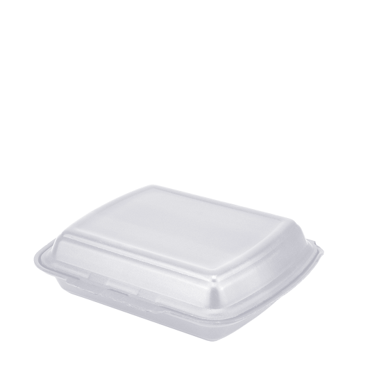 Ланч-бокс НР-2 белый 2 секции 250x210x70мм 25шт, изображение 2