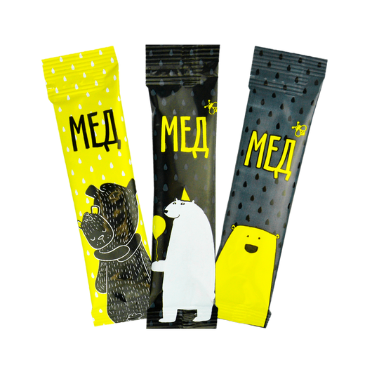 Мед натуральний в стіках 30шт 15г