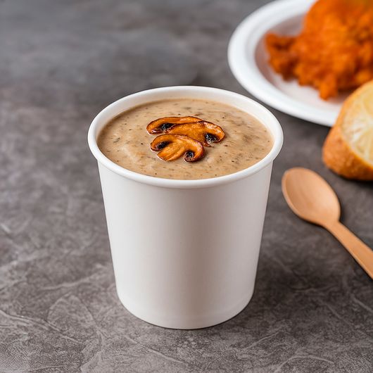 Супник белый D-97мм 450мл 50шт, изображение 2