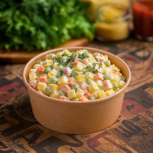 Салатник крафт D-145мм 600мл 50шт, изображение 2