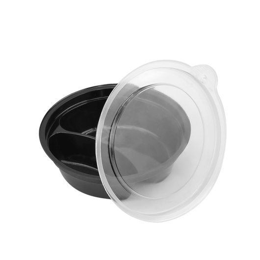 Крышка для контейнера-соусницы прозрачная 100шт, изображение 4