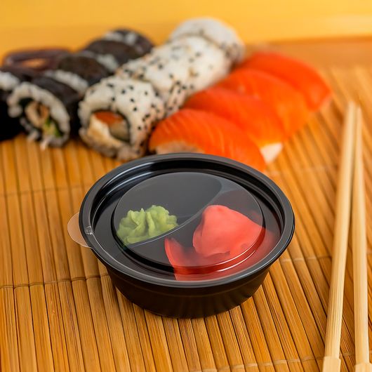 Соусница черная 54/24мл 100шт, изображение 2