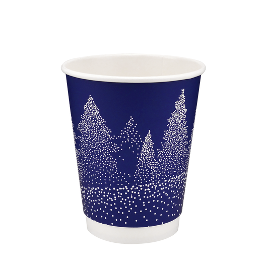 Стакан бумажный 400мл двухслойный SNOWME 25шт, Размер стакана: 400, Цвет стакана: С рисунком, Материал: Картон
