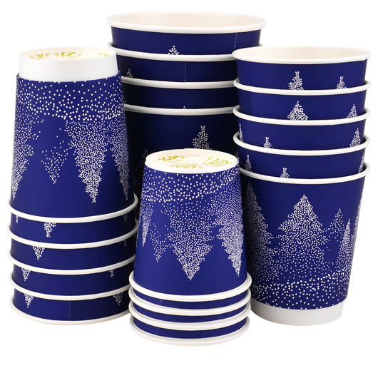 Стакан бумажный 175мл двухслойный SNOWME 25шт, Размер стакана: 175, Цвет стакана: С рисунком, Материал: Картон, изображение 2