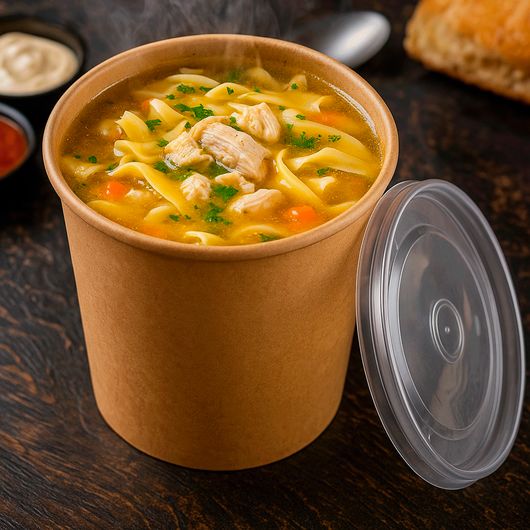 Супник крафт D-97 450мл 50шт, изображение 2