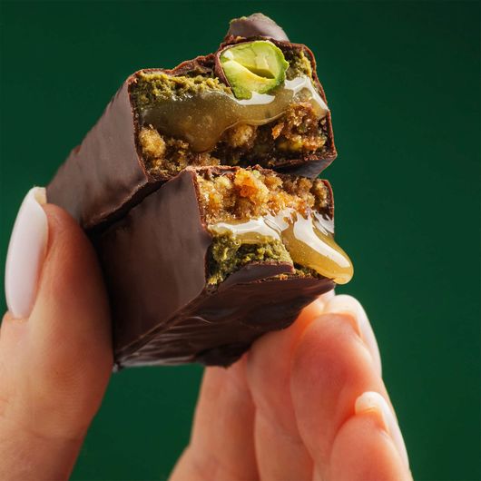 Батончик Fizi GUILTY PLEASURE Queen Pistachio в шоколадной глазури 40г, изображение 3