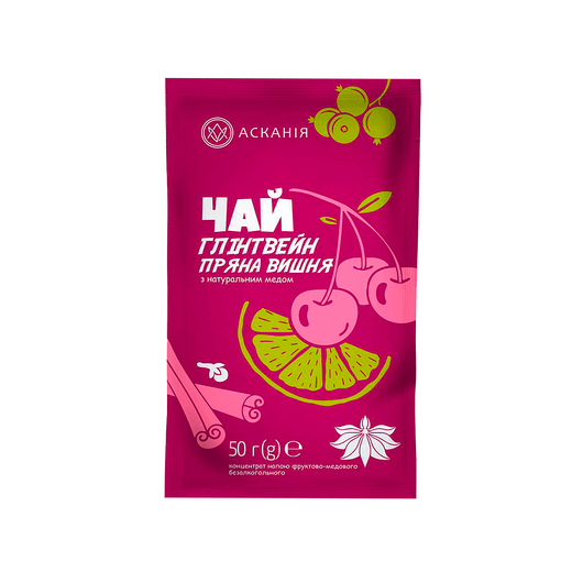 Чай АСКАНІЯ концентрат - Глінтвейн Пряна вишня 50г