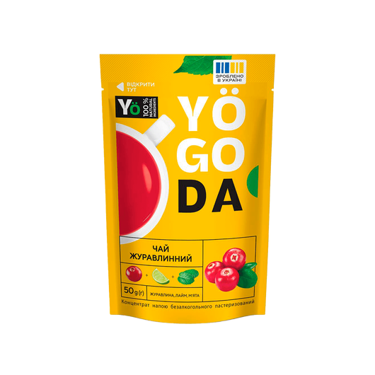 Чай YOGODA концентрат - Журавлина 50г