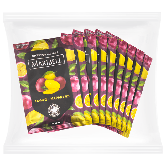 Чай MARIBELL концентрат - Манго-маракуйя 50г 10шт, изображение 3