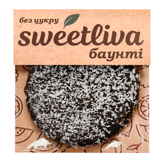 Коржик "Баунти" без сахара 45-50г