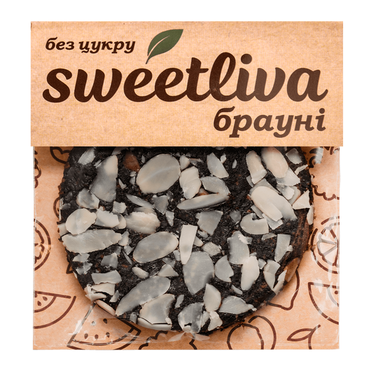 Коржик "Брауні" без цукру 45-50г