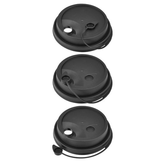 Кришка для стакана Bubble Tea чорна 50шт, изображение 2