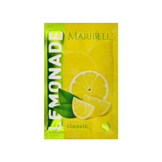 Лимонад MARIBELL концентрат - Лимон 50г 10шт, Вкус: Лимон