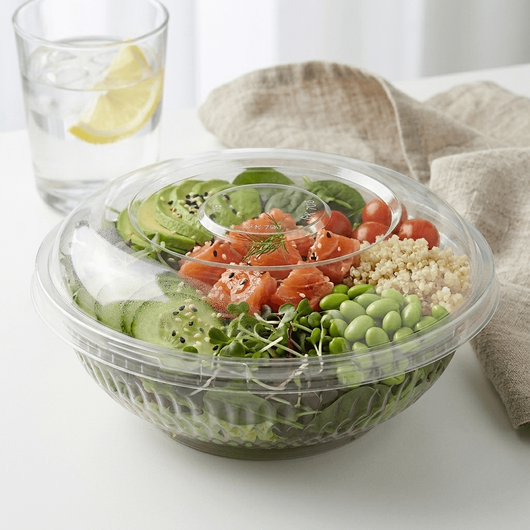 Салатник прозрачный 670мл 25шт, изображение 4