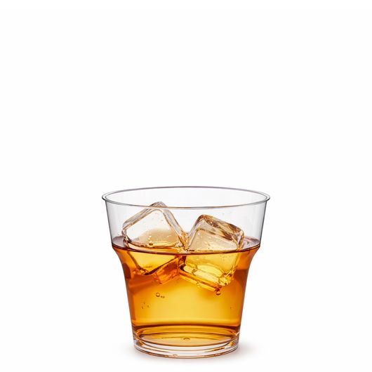 Стакан склоподібний прозорий 180мл 25шт