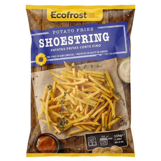 Картошка фри Ecofrost 7мм 2.5кг